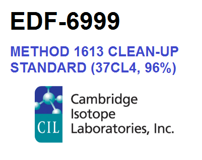 EDF-6999 Dung dịch chuẩn METHOD 1613 CLEAN-UP STANDARD (37CL4, 96%), Hãng CIL, USA